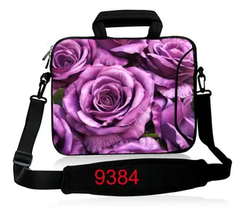 

Flower Laptop Shoulder Bag Carry Sleeve Case Neoprene Protect Cover For 10 12 13 14.1 15 17 Tablet Notebook 15.6 13.3 10.6 10.1"