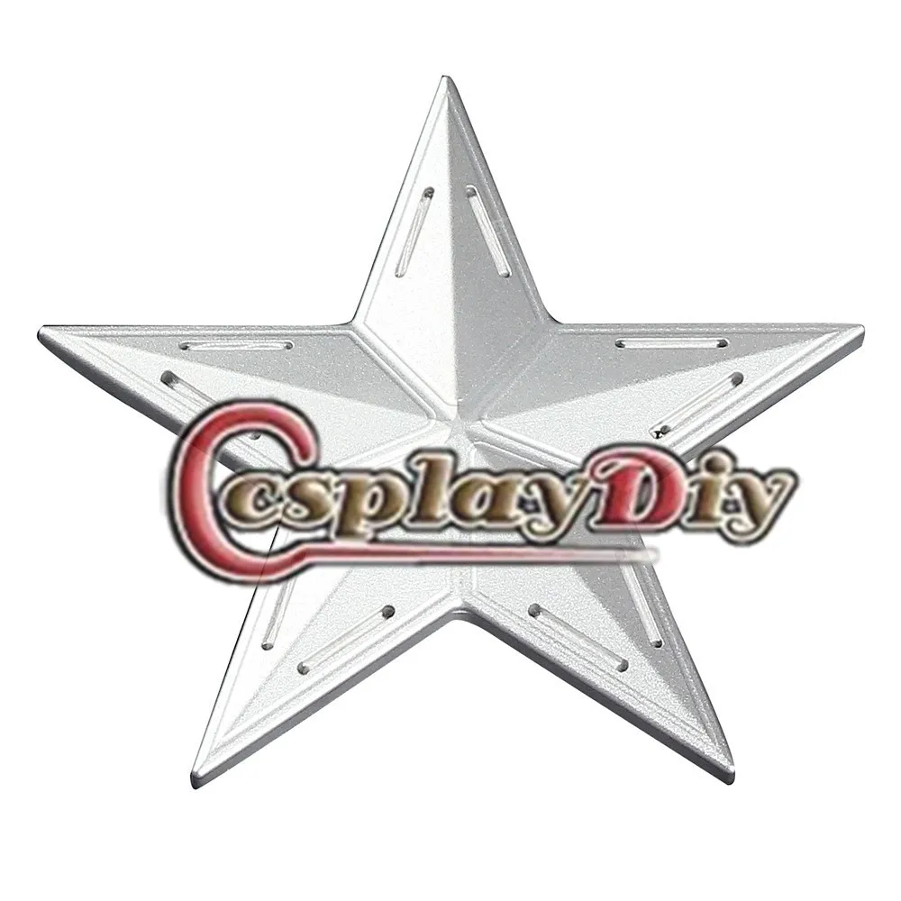 Cosplaydiy Captain America Cosplay Adult Captain America Chest Sliver