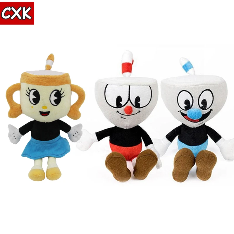 23 см Cuphead плюшевые игрушки мягкие куклы Mugman Boss the Devil Legendary Chalice для детей