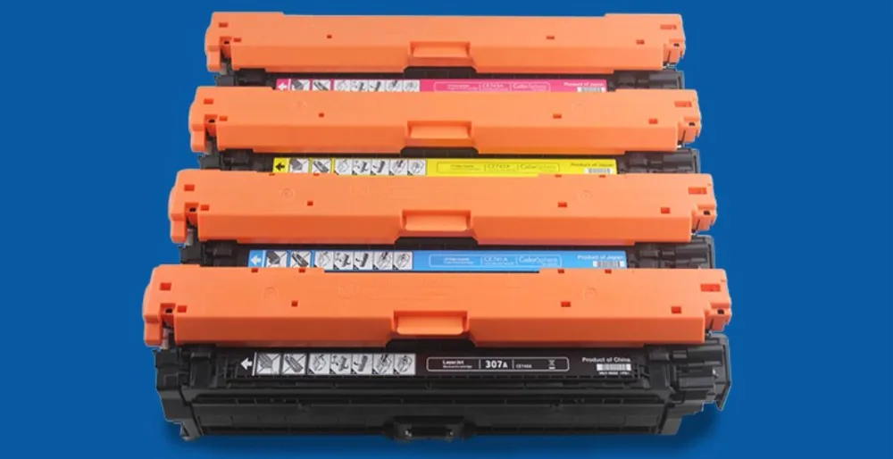 Новый цветной тонер картридж CE740A/741A/742A/743A используется для HP Laserjet CP5525/5525N/5225 canon