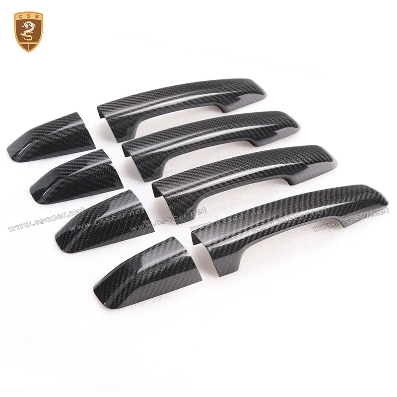 Углеродное волокно дверные ручки крышки Накладка для Land Rover JLR Discovery 4/5 велар (Land