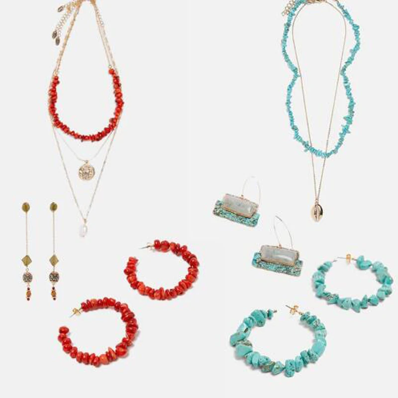 

Ztech Za 2019 New Bohemian Earrings Holiday Fashion Statement Charm Wedding Party Jewelry
