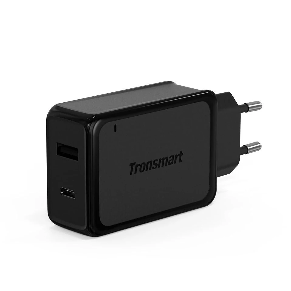 Tronsmart W2PTE USB Type C Quick Charge 3.0 USB Charger with USB VoltiQ for Xiaomi for LG G5 Fast Phone Charger Adapter EU Plug 6