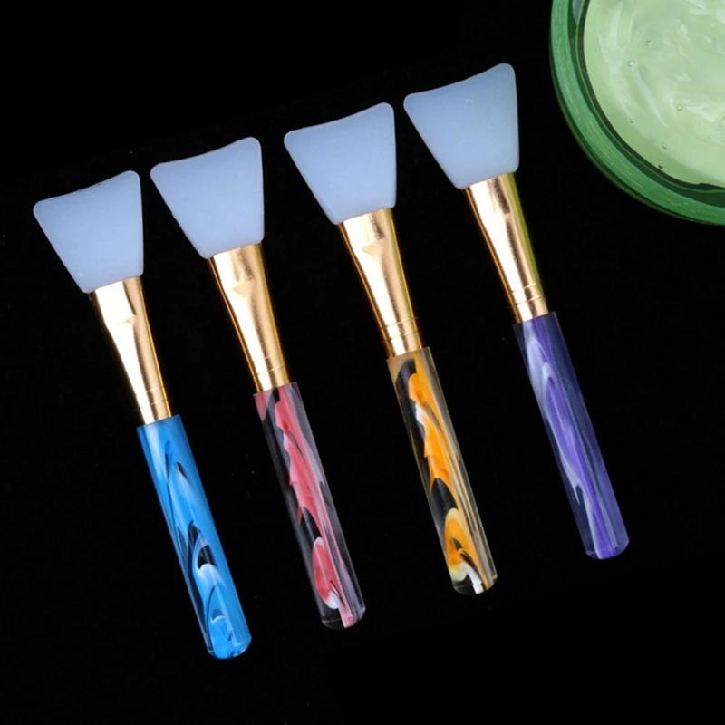 

Silicone Rhinestone DIY Mask Brush Facial Eye Sleep Mud Cream Mixing Blending Skin Care Beauty Foundation Makeup Brushes Tool