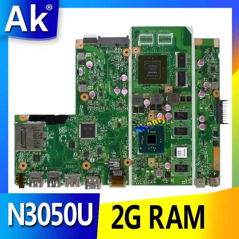 AK X540SC материнская плата для ноутбука For Asus X540S X540 Teste Оригинал N3050 2g RAM