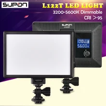 SUPON LED-L122T Lithium battery-powered Video Light Photographic Lighting 3300~5600K for DSLR Camera Camcorder mini DVR