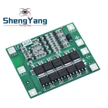 ShengYang 4S 40A литий-ионный аккумулятор 18650 зарядное устройство PCB плата защиты BMS для электродвигателя 14,8 V 16,8 V Lipo модуль