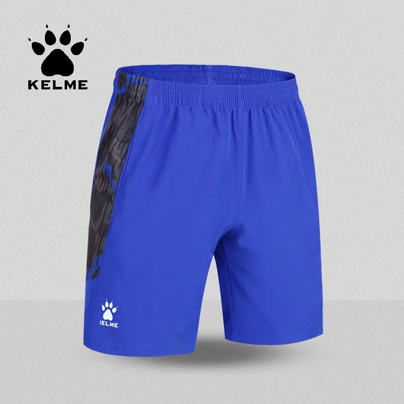

KELME Summer Men's Marathon Running Shorts Black Quick Dry Training Crossfit Fitness Run Sports Shorts Plus Size K15S443