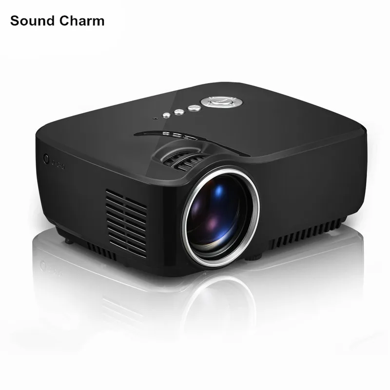 New GP70 HD mini projecotr USB Video Game support 1080P Home Theater LCD HDMI lcd LED Projector Beamer free shipping |