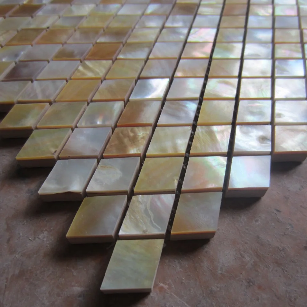 Yellow Lip Shell Mosaic Tile On Mesh With Ceramic Backing Yellow Lip Shell Mosaic Tile On Mesh With Ceramic Backing Backsplash Bathroom Tv Backgroud Wall Mother Of Pearl Tiles In Wallpapers From Home