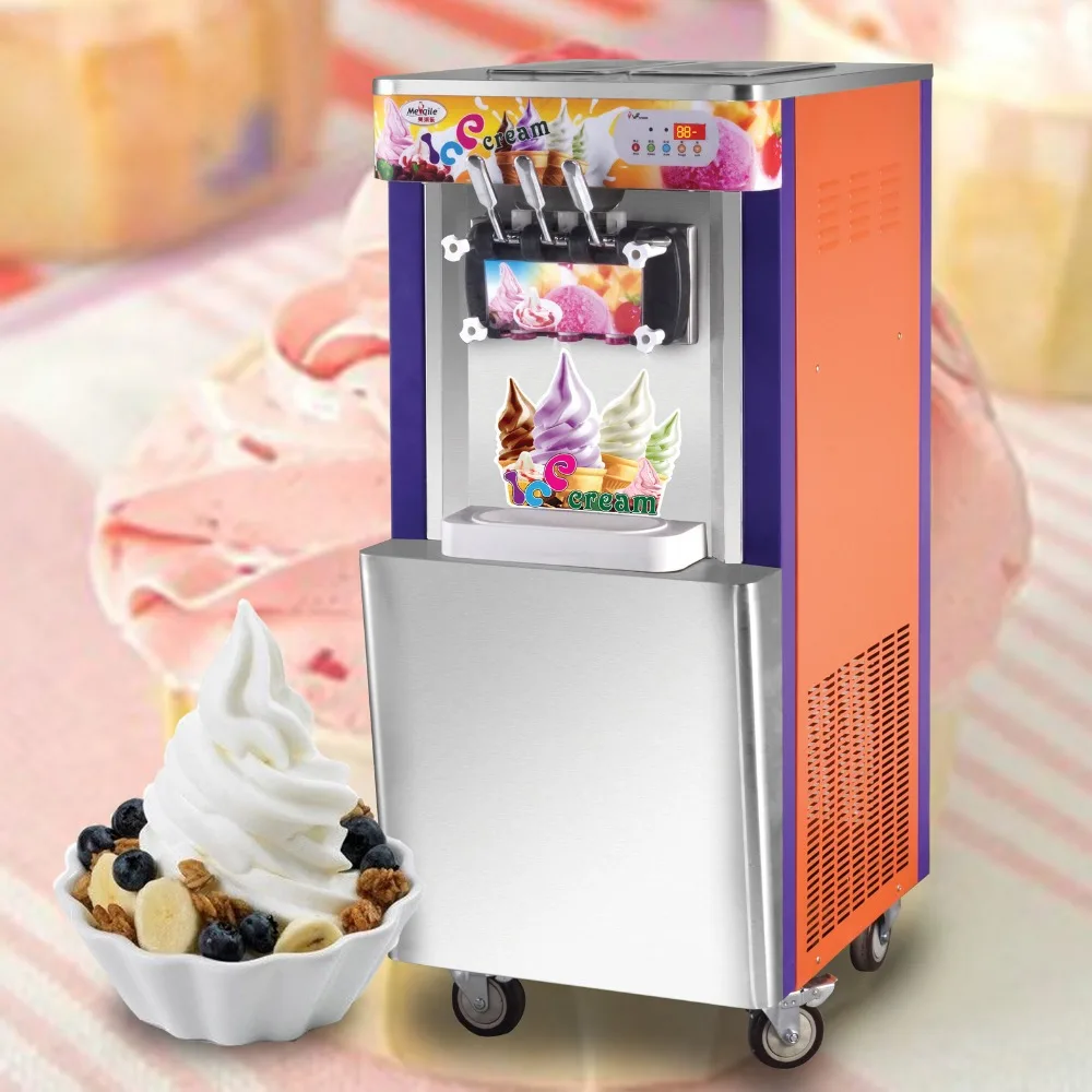 Hot sale 35L vertical Ice Cream Making machine commercial free standing