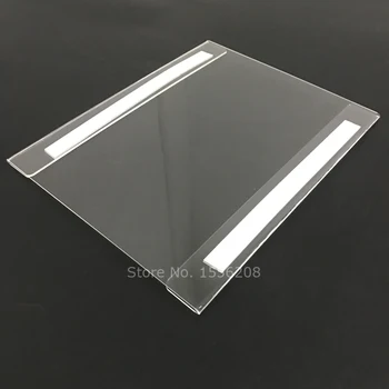 

6pcs/lot Acrylic Picture Frame Holder Clear Wall Mount Display With Adhesive No Drilling