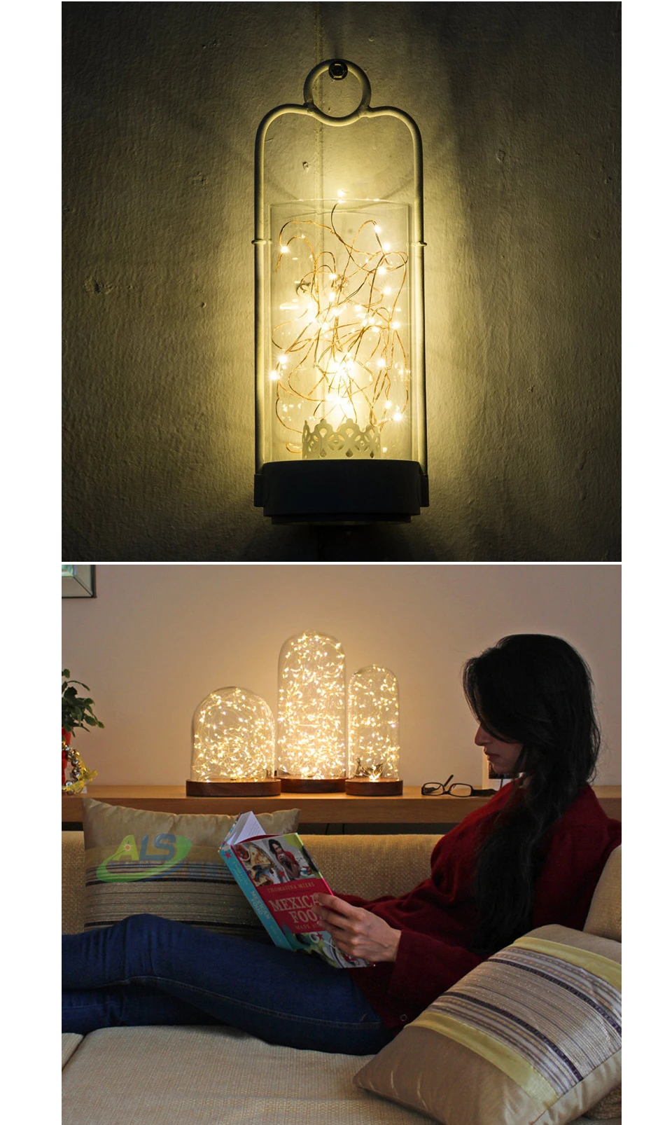 Домашнее освещение струны CR2032 на батарейках светодиодный медный провод 5 м 2 м Рождественские огни luces светодиодный декоративный светильник