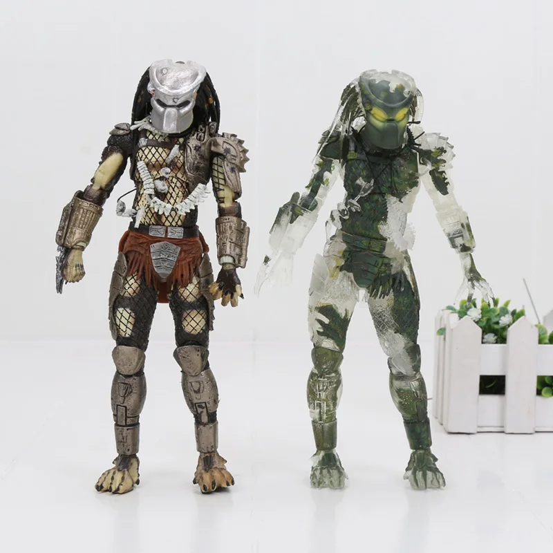 7," NECA Predator Ultimate 30th Anniversary Jungle Hunter ПВХ фигурка охотника за джунглями Unmasked Коллекционная модель игрушки куклы