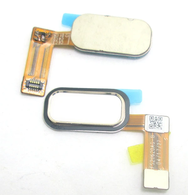 

White Touch Home Button Key Fingerprint Sensor For Asus ZenFone 4 Max Pro ZC554KL Repair Replacement New