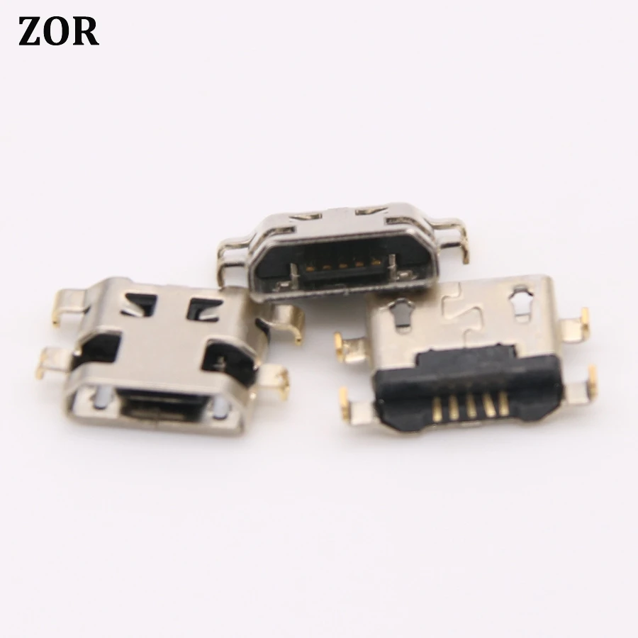 

200pcs micro mini usb jack socket connector charging port replacement repair parts For ALCATEL POP 3 OT 5015 5015X 5015D POP3