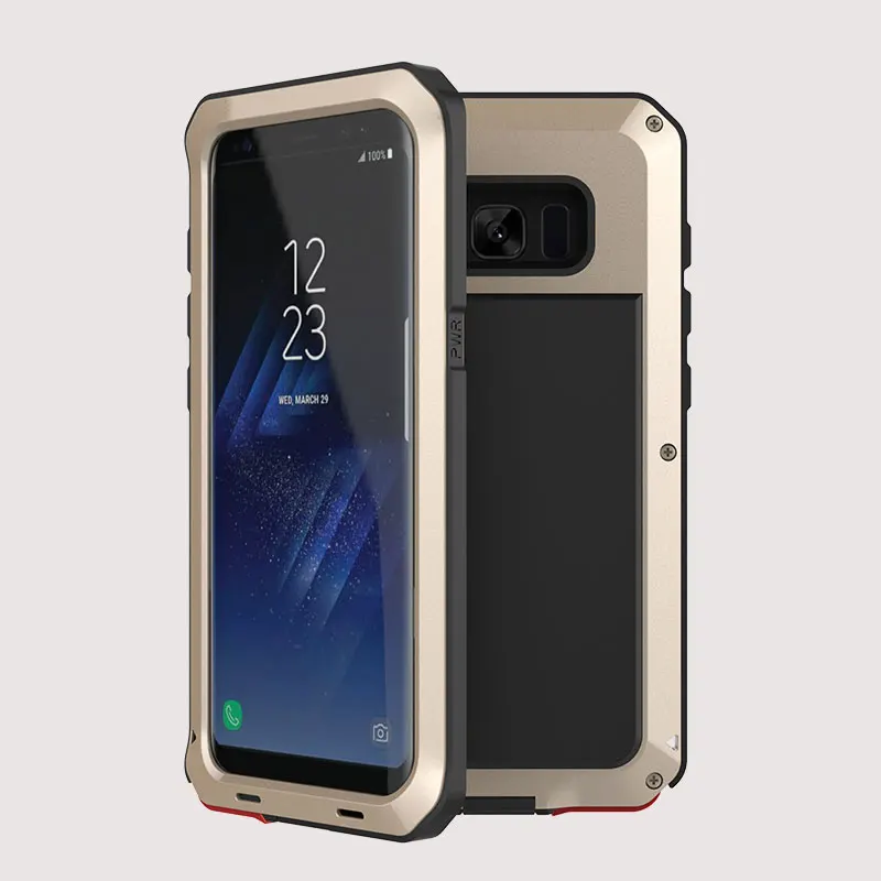 Luxury Doom Armor Heavy Duty Case Metal Case Shockproof Cover For Samsung S5 S6 S6 edge S7 S8 S8plus S9 S9 plus Note 8 case (17)