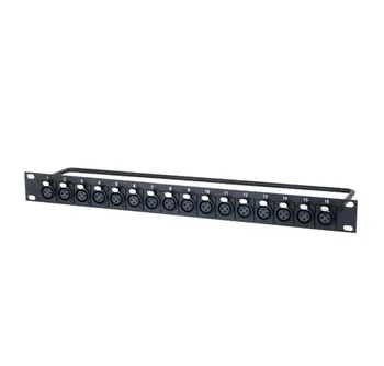 

9pcs/lot patch panet with binding wire stents & 16 xlr socket for 1UK/16 19" with other products