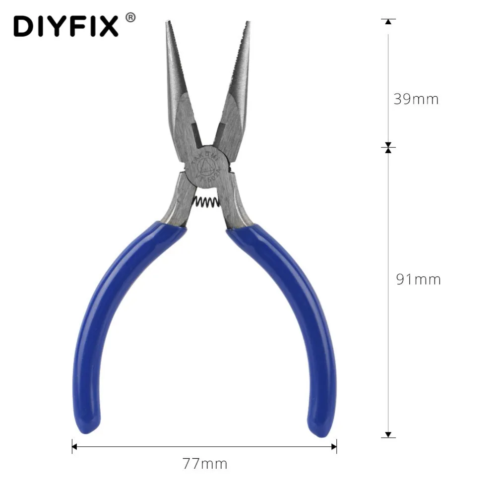 DIYFIX 5 "длинный нос резки зажима плоскогубцы многоцелевой электрические провода, кабель фрезы Иглогубцы телефон руки инструменты