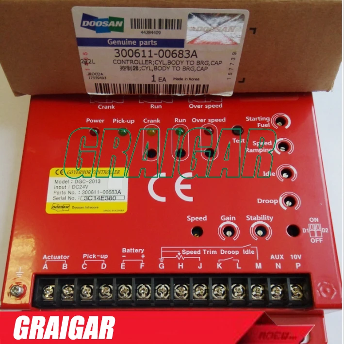 

Oiginal Doosan Governor Speed controller unit DGC-2013 replace DGC-2007 Speed Governor