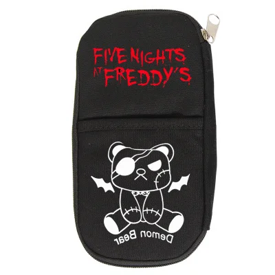 С героями игры «пять ночей с Фредди»(с рисунком персонажей из игры «пять ночей в Фредди» медведь лисица для маленьких мальчиков и девочек кошелек Карандаш Чехол школьные принадлежности сумки студент подарок - Цвет: Style 15