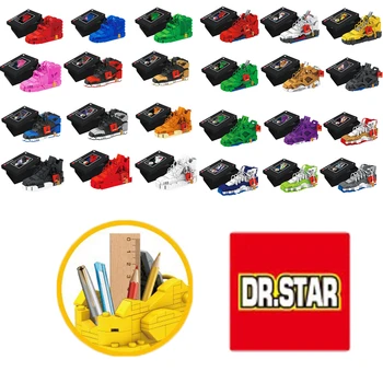 

24 hot sale MINI+ Creator pen case Diamond Building Blocks sport shoe Bricks Kids Mod Christmas Toys for Children gifts no