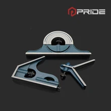 0-180 degree combination square set Universal level protractor Combination Square Set Goniometer Measiuring Tools