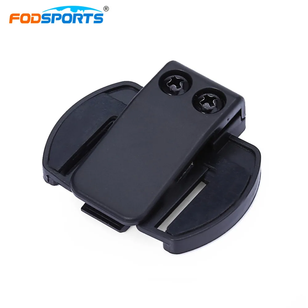 Fodsports V6 1200M helmet Headset Clip Motorcycle Intercom Holder Motorbike Bluetooth Intercom Accessories Motorcycle Parts