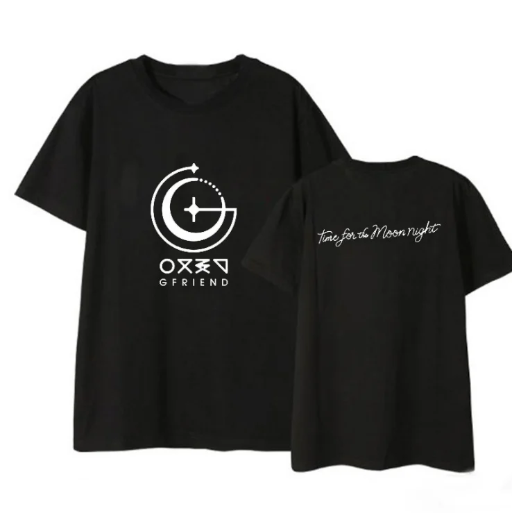 

BF GFRIEND combined album Time for the moon should support the same paragraph loose short-sleeved fashion T-shirt women