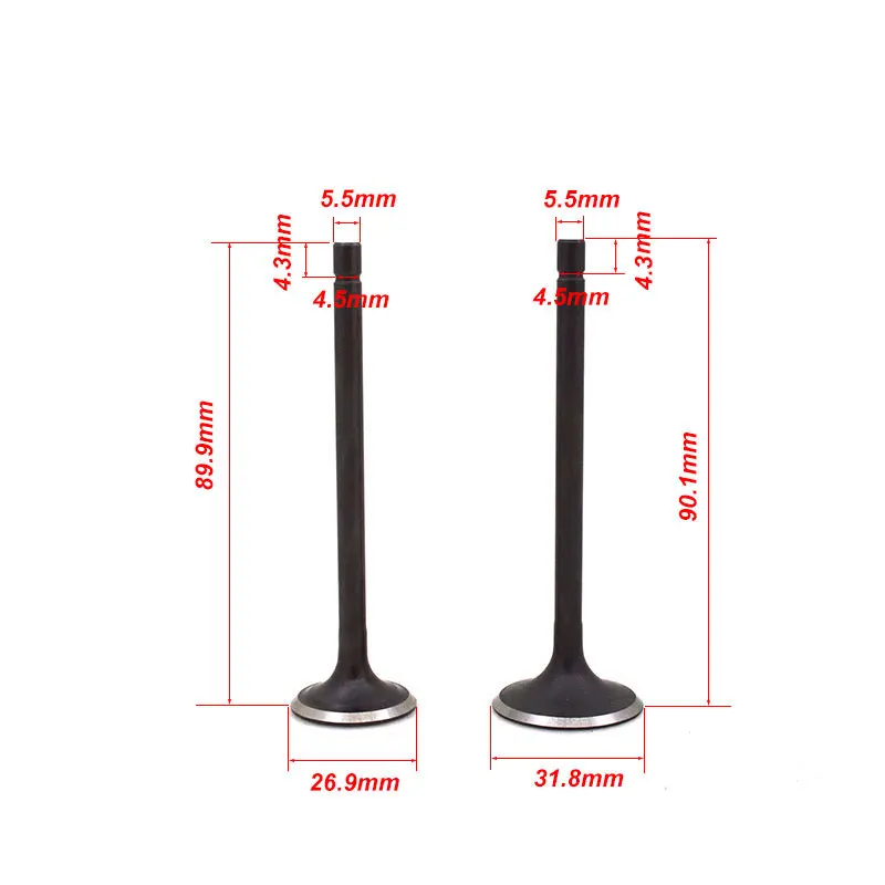 

For Zongshen CB250 CB 250 Motorcycle Engine Valve Intake Exhaust Stem Kayo T4 Off Road Dirt Bike Engine Spare Parts