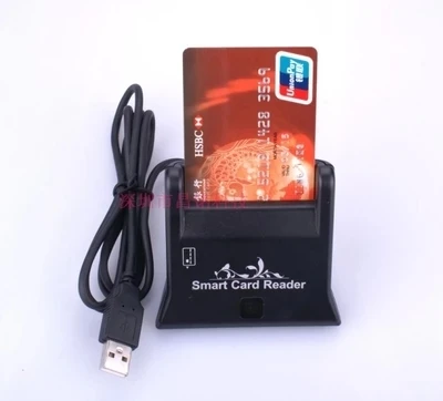 

60pcs / lotS Financial cards and IC cards reading BANK Smart Card Reader Internet ATM tramsfer machine