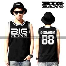 KPOP BIGBANG G дракон тхэяна Топ сынри Daesung Имя Числа же стиль Бейсбол жилет