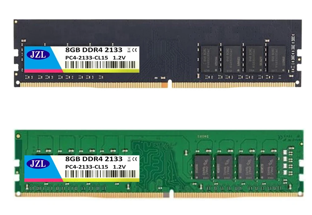 JZL LONG-DIMM PC4-17000 DDR4 2133 МГц 8 ГБ/PC4 17000 DDR 4 2133 МГц 8 Гб LC15 288-PIN Настольный ПК компьютер Ram DIMM Memory Stick