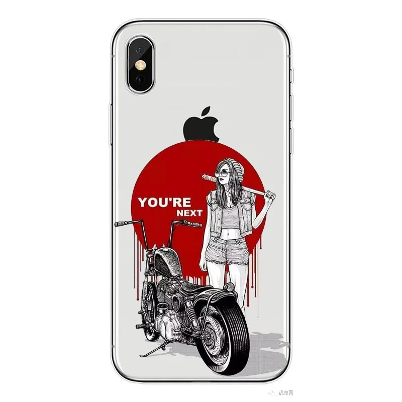 Мягкие ТПУ Силиконовые чехлы для телефонов Ретро Moto Cross мотоциклетные спортивные