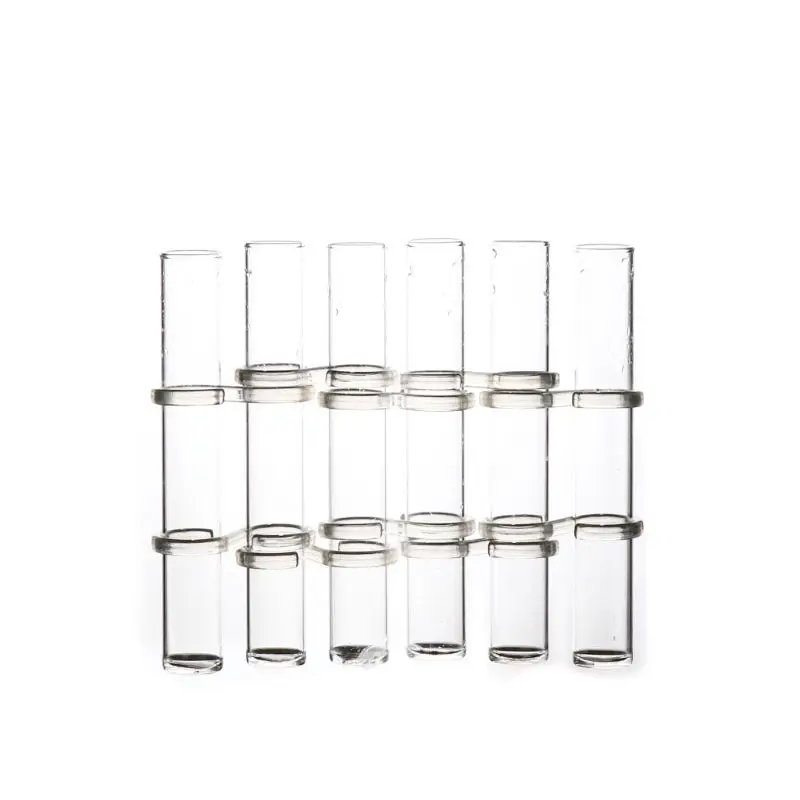 Glass Vases Set of 6 Flower Plant Vase Terrarium Container for Home Decration