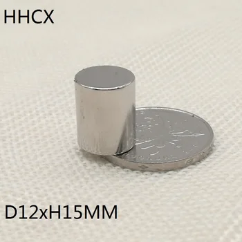 

10pcs/lot Disk magnet 12*15 mm N35 Strong Disc NdFeB Rare Earth Magnet 12x15 mm Neodymium Magnets 12mm x 15mm