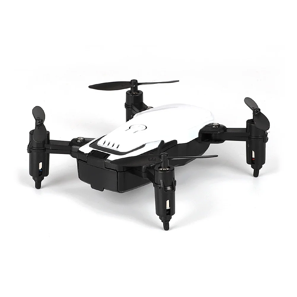 White No Camera Игрушечные Квадрокоптеры RC вертолет складной wifi HD детская камера удерживает высоту Мини RC Дрон - Цвет: White No Camera