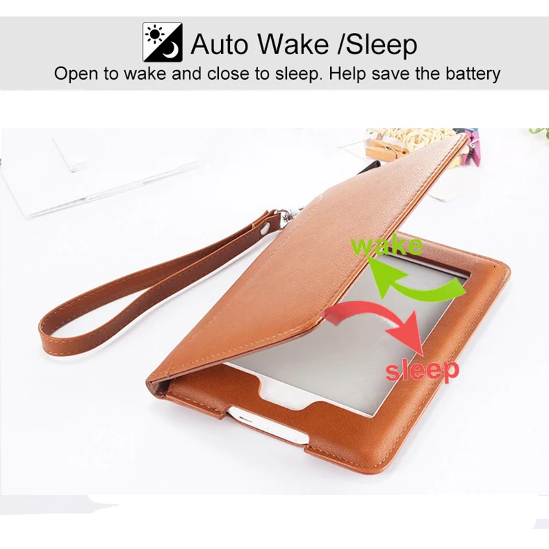 PU Leather Smart Case for Funda Kindle Paperwhite 1/2/3 eReader (7th Generation-2012/2013/2015/2017 Release) Auto Sleep/Wake PU Leather Smart Case for Funda Kindle Paperwhite 1/2/3 eReader (7th Generation-2012/2013/2015/2017 Release) Auto Sleep/Wake