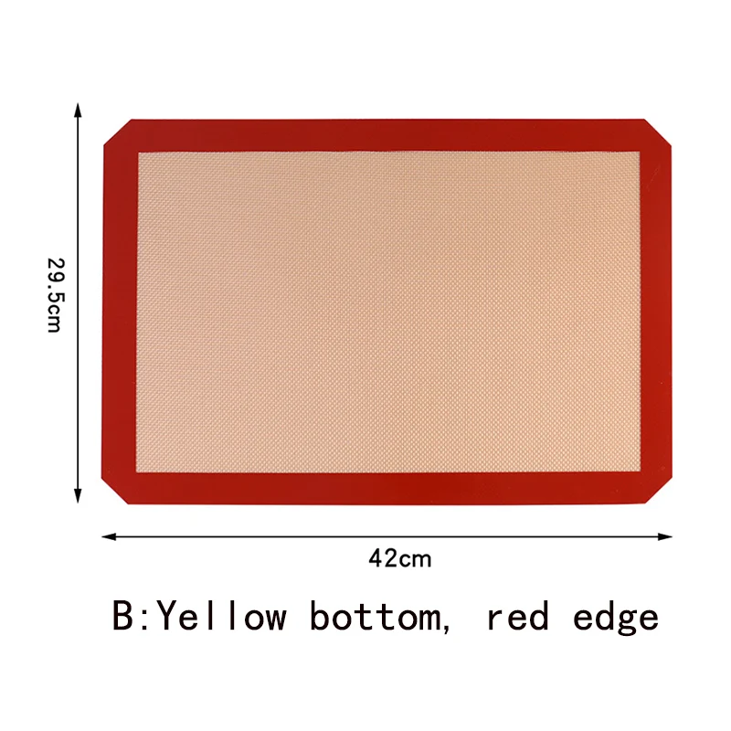42*29,5 см антипригарный силиконовый коврик для выпечки духовка выпечка, Макарон лист для торта кухонный коврик для раскатки теста нож