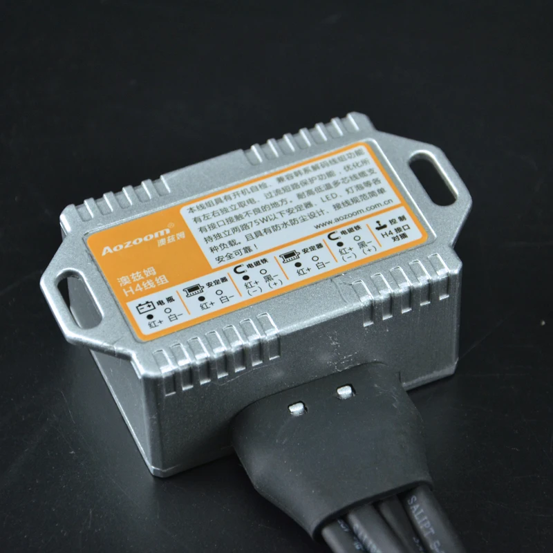 Aozoom Высокое качество H4 усилитель фар кабельный провод соединитель