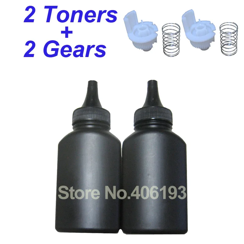 

2 Toners + 2 Gears CT202330 refill toner powder for Fuji Xerox M225Z P225DW P265DW M225Z M225DW P225D P265DW M265Z