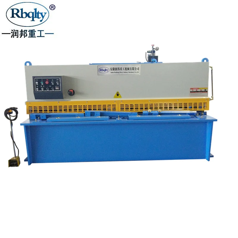 

QC12Y in stainless steel fabrication sheet metal hydraulic shearing machine price