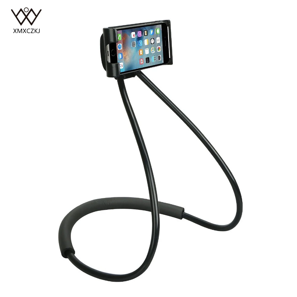 Beste Universal Lazy Opknoping Nek Telefoon Houder Ketting Ondersteuning Mobiele Telefoon Tablet Stand Lui Beugel Houder Voor iPhone Samsung