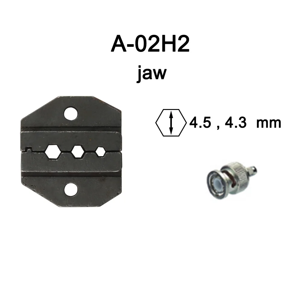 A02H2 A05H A02H2 A12 A02H A35WFDie наборы для HS HS-05H FSE-05H AM-10 EM-6B1 EM-6B2 обжимной Пилер обжимной станок один комплект модули челюсти - Цвет: A02H2
