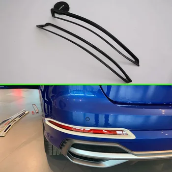 

For AUDI Q3 (F3) 2018 2019 2020 Carbon Fiber Style Rear Reflector Fog Light Lamp Cover Trim Bezel Frame Styling Garnish