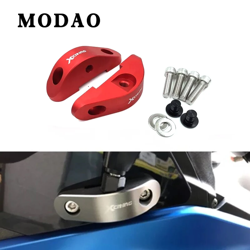 

For KYMCO DOWNTOWN350 Xciting 250 300 200i center or the city Nikita200 Motorcycle rearview mirror forward shifting bracket