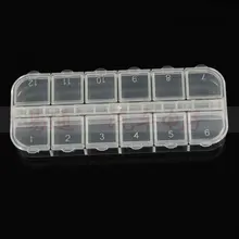IC конденсаторы резисторы диоды светодиодный 12 коробочку Универсальный Автомобильный Складной для хранения ключей сортировки коробка
