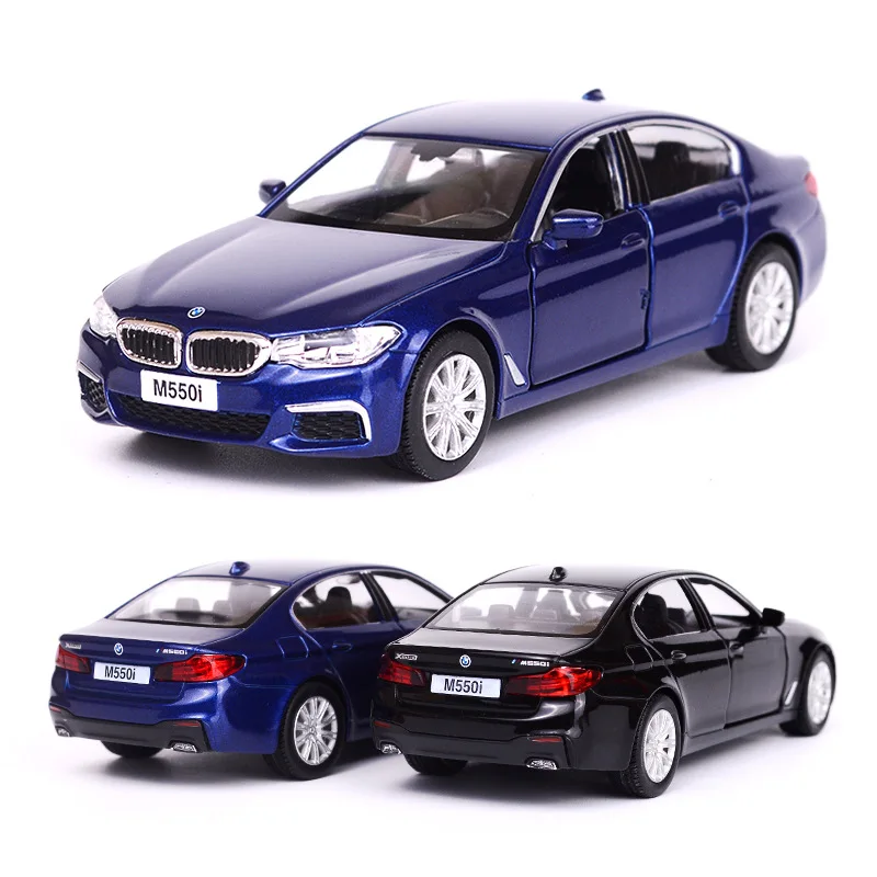 

1:36 Scale Diecast Alloy Metal Car Model For TheBMW M550i Collection Vehicle Model Pull Back Toys Car for children gifts