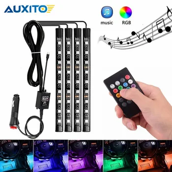 

RGB Remote Control LED Car Interior Atmosphere Lights for Mercedes Benz w211 w203 w204 w210 w205 w202 w220 w124 w164 w219