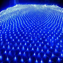 1,5 м x 1,5 м 96Led чистый свет 220 В свадебное украшение Рождественская фея гирлянда свет открытый праздник фестиваль открытый сад лампа
